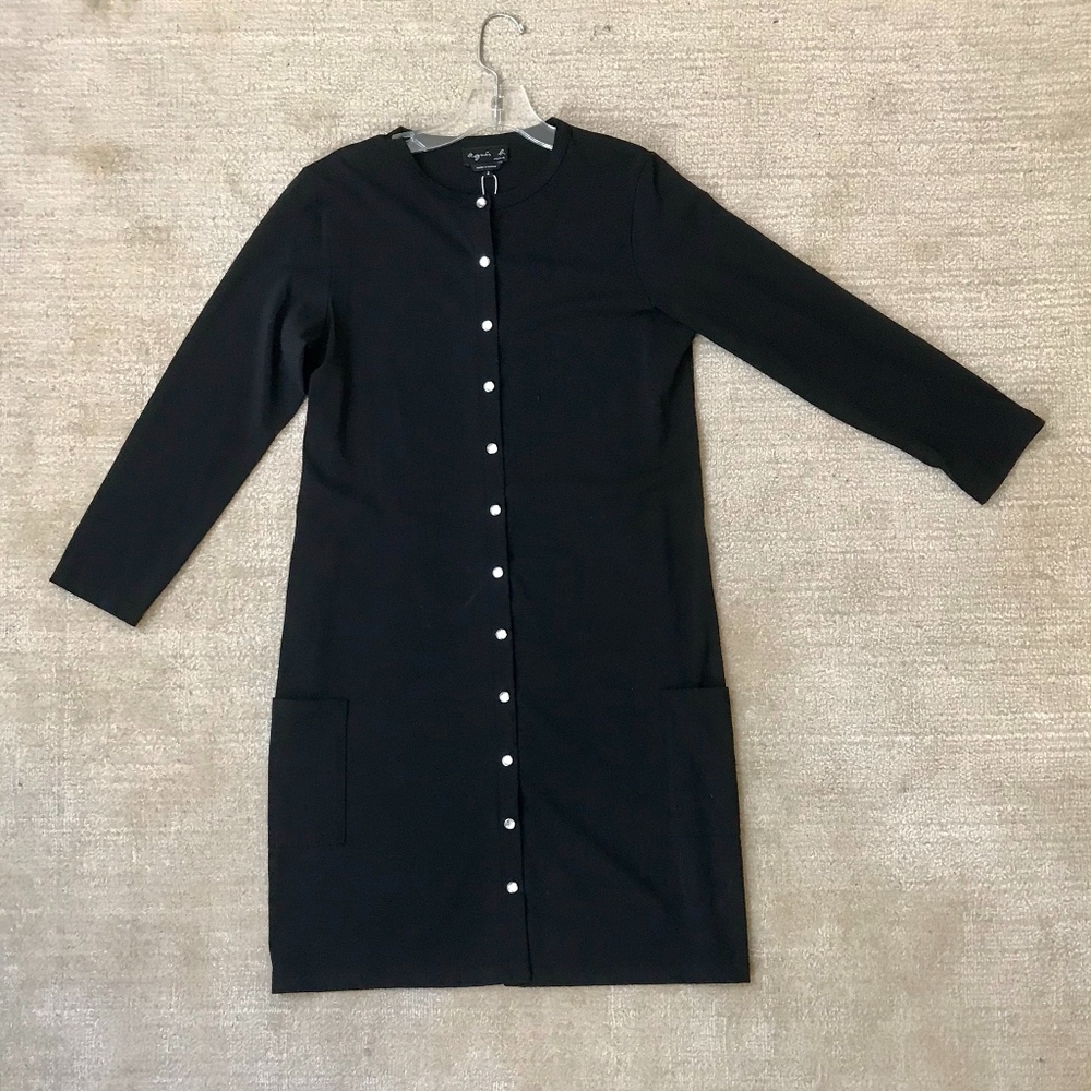 Agnes B. black dress